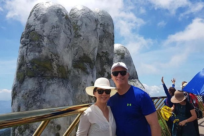 Golden Bridge-Dragon Bridge-Marble Moutain-Monkey Mountain fromHoi An or Da Nang - Lunch and the real value of the $125 price