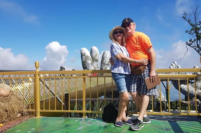 Golden Bridge -Marble Mountain-Hoi An City-Boat Ride-Night Market - Exploring Marble Mountain’s caves and shrines