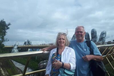 Golden Bridge-Monkey mountain-Dragon Bridge -Marble Mountain Fullday PrivateTour