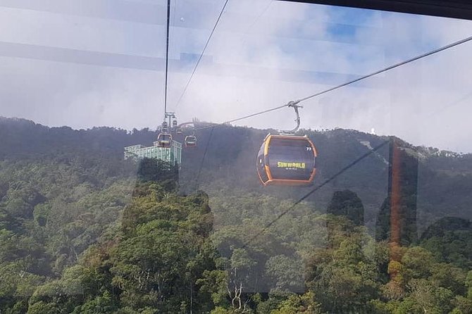 Guided Fullday Tour :Golden Bridge,Dragon Bridge,Marble Mountain,Monkey Mountain - Walking across the Golden Bridge