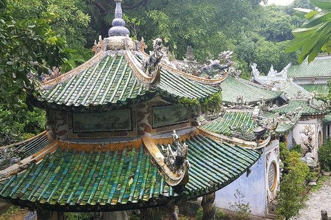 Guided Fullday Tour :Golden Bridge,Dragon Bridge,Marble Mountain,Monkey Mountain - Son Tra Mountain and the giant Lady Buddha