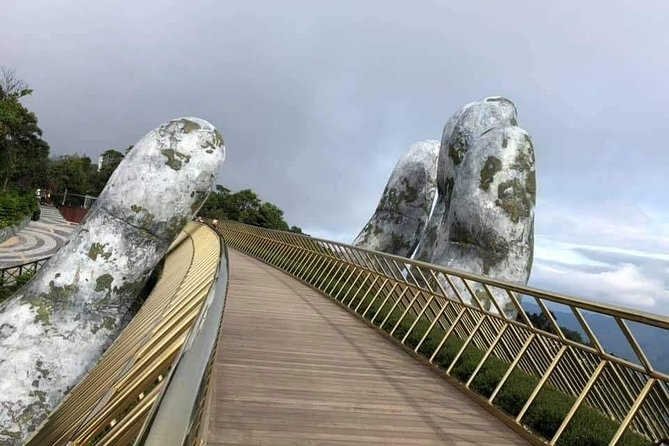 Guided Private Ba Na Hills/Golden Hands Bridge, Marble Mountains - Five hours among gardens, pagodas, and themed buildings