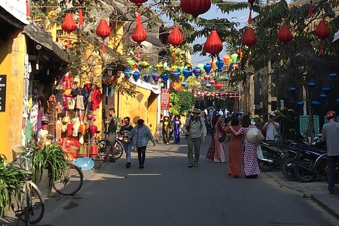 Guided Tour to Marble Mountains & Hoi An Walking Tour , Night Market, Boat Ride - Japanese Covered Bridge and the old-town highlights