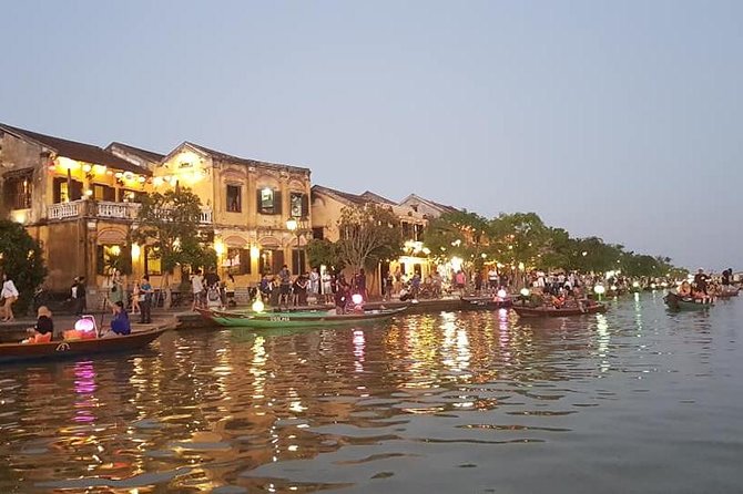 Hoi An Ancient City -Sampan Boat Ride- Night Market- Lanterns - The Japanese Covered Bridge in a 10-minute stop