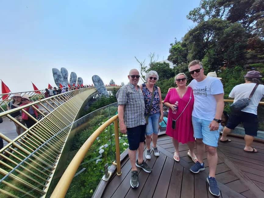 Hoi An/Da Nang: Golden Bridge - BaNa Hills Small Group Tour - The first cable car and the approach to the bridge