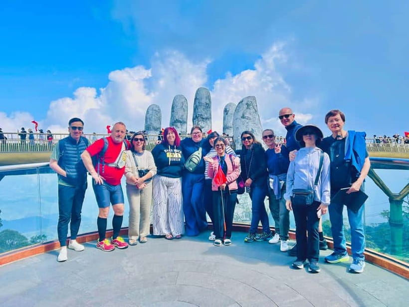 Hoi An / Da Nang to Ba Na Hills Day Trip with Golden Bridge - Walking across the Golden Bridge