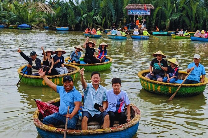 Hoi An Day Trip From Da Nang with Coconut Forest and Hoi An Town. - Bay Mau Coconut Forest and the Round Basket Boats