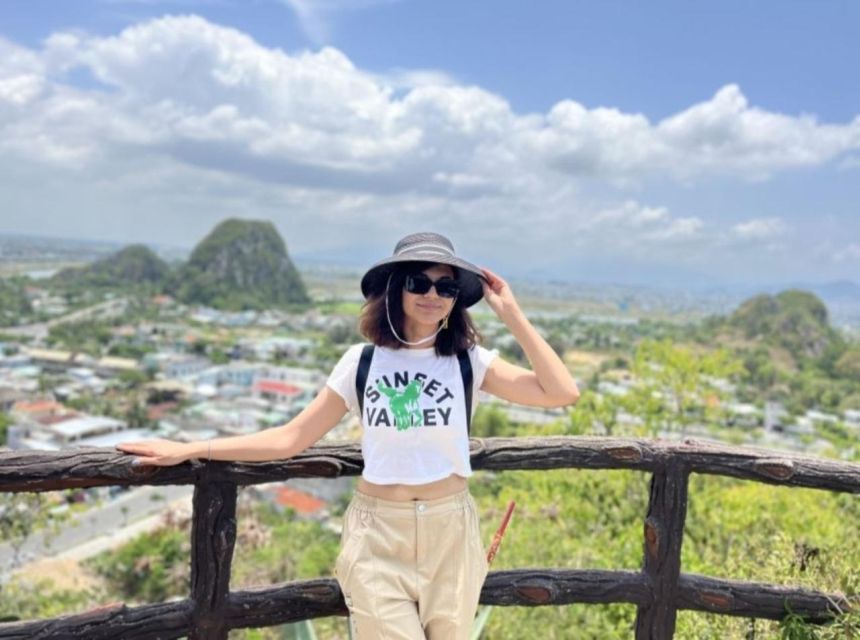 Hoi An: Marble Mountains & Monkey Mountain -Am Phu Cave Tour - Two sacred mountains, one busy half-day