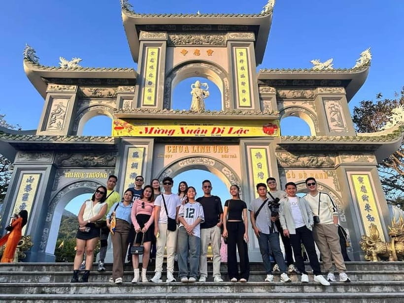 Hoi An: Marble Mountains & Monkey Mountain -Am Phu Cave Tour - Stone factories and local craft