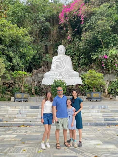 Hoi An: Marble Mountains & Monkey Mountain -Am Phu Cave Tour - Climbing through Marble Mountains