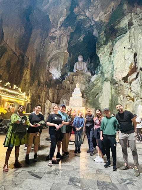 Hoian/Danang: Marble Mountain - Am Phu Cave & Lady Buddha - Transport, group size, and the return journey