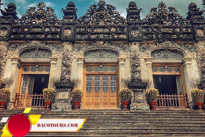 Hue Citadel tour by authentic Train via Hai Van Pass from Da Nang - Khai Dinh Tomb, the most dramatic final sight