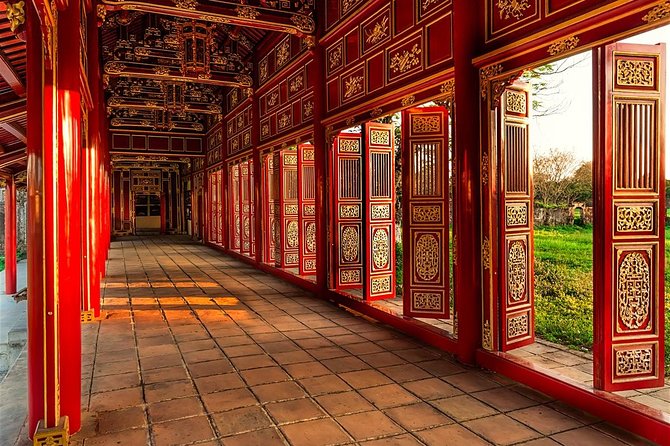 Hue Imperial City Private Tour - Thien Mu Pagoda beside the Huong River