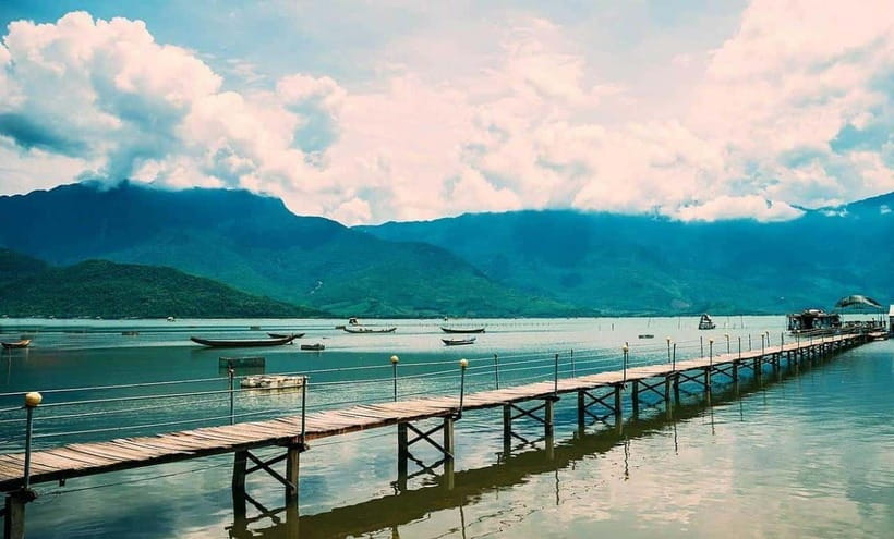 JEEP TOUR VIA HAI VAN PASS FROM HOI AN/HUE - Tu Hien Bridge makes a useful photo stop