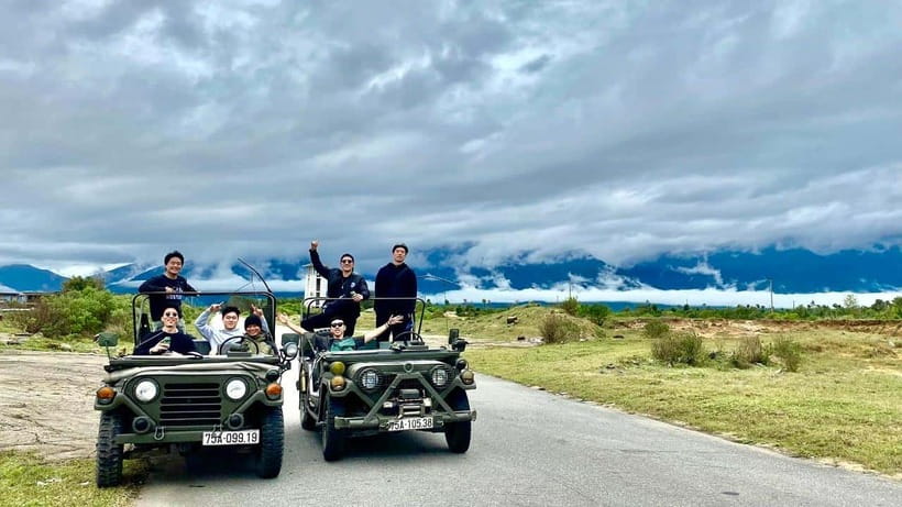 JEEP TOUR VIA HAI VAN PASS FROM HOI AN/HUE - Bang An Tower brings Champa culture into the morning