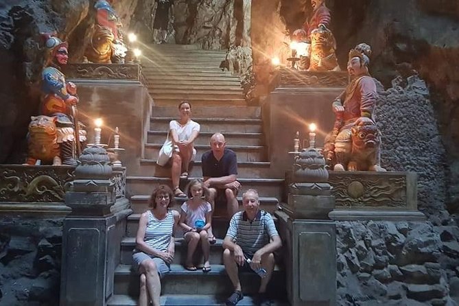 Marble Mountain -Buddha Statue -PeakMonkey Mountain -PRIVATE CAR - My Khe Beach: a quick coastal pause