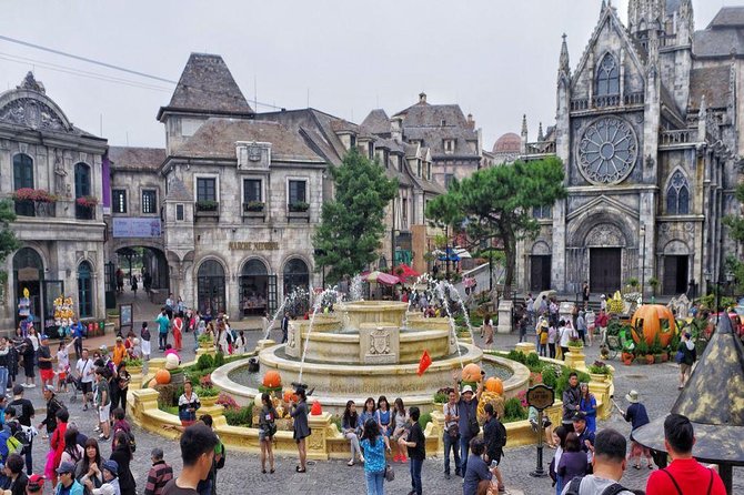 Marble Mountain - Golden Bridge - Ba Na Hills Full Day Private Tour - Fantasy Park and the afternoon schedule
