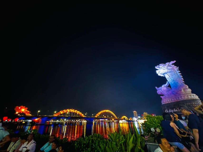Marble Mountains - Han River Cruise -Dragon Bridge by night - Marble Mountains: stairs, shrines, and views