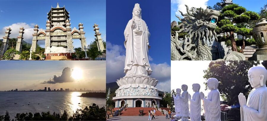 Marble Mountains - Lady Buddha - Coconut Village & Hoi An - Marble Mountain, from stone steps to hidden shrines