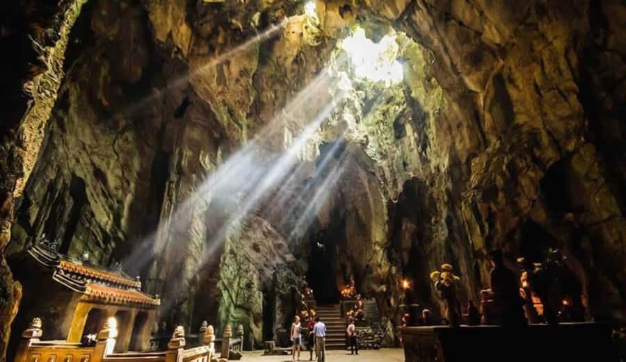 Marble Mountains & Monkey Mountains Sunset Small Group Tour - Marble Mountains, where stone and spirituality meet