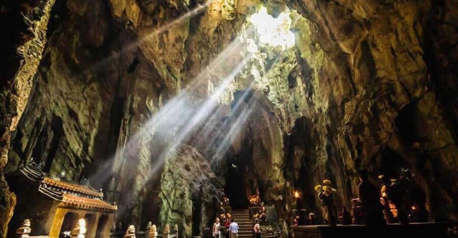 Marble Mountains & Monkey Mountains Sunset Small Group Tour - Monkey Mountain, Lady Buddha, and Linh Ung Pagoda
