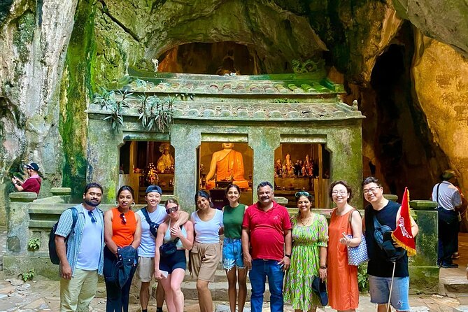 Monkey mountain-Huge Lady Buddha-Marble mountains & Am Phu caves - Local lunch: Quang noodles or banh xeo