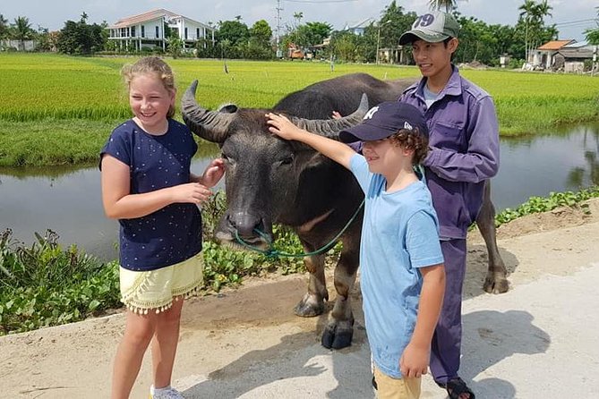 MY SON Tour & Hoi An Countryside with Basket Boat, Buffalo Ride,Farming Activity - Lunch, transport, and what the $99 price buys