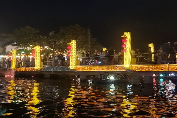 Night Boat Ride in Hoi An- Colourful Lanterns-Pick up at 16:30p.m - The Japanese Covered Bridge