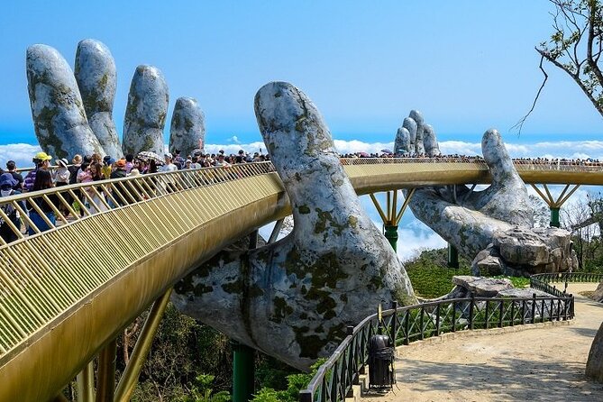 Private Bana Hills - Golden Hands Bridge Guided Tour with Lunch and Transfer - From Da Nang heat to Ba Na Hills air