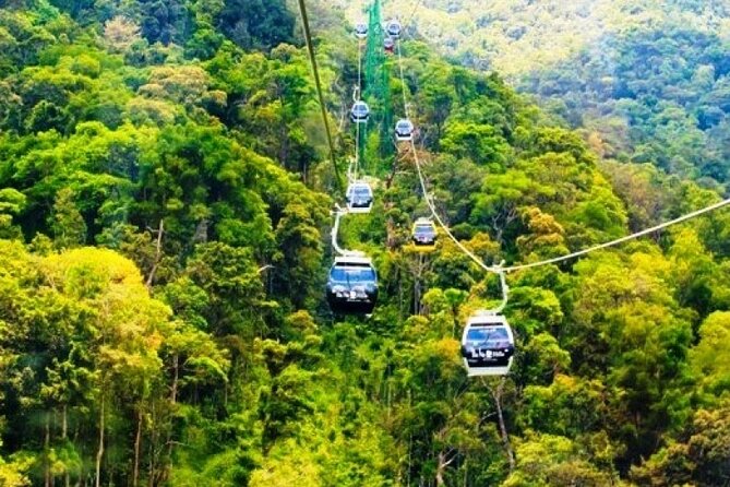 PRIVATE Half day to Golden Bridge Bana hill from Danang City - Fantasy Park for games and family time