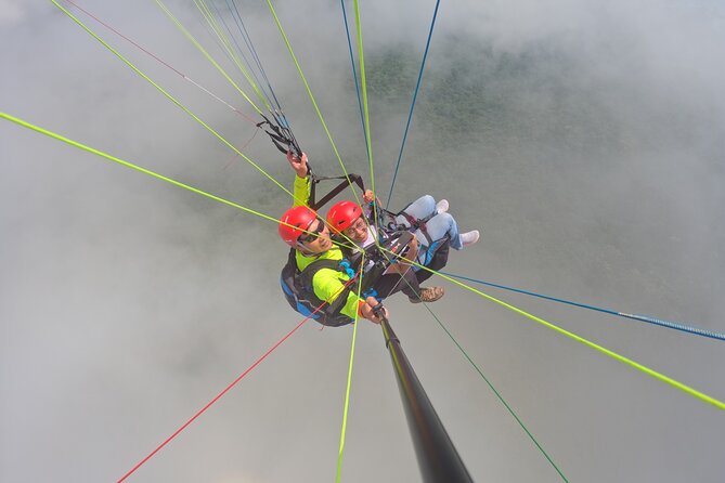 Private Paragliding Experience in Da Nang - Safety equipment and the first launch