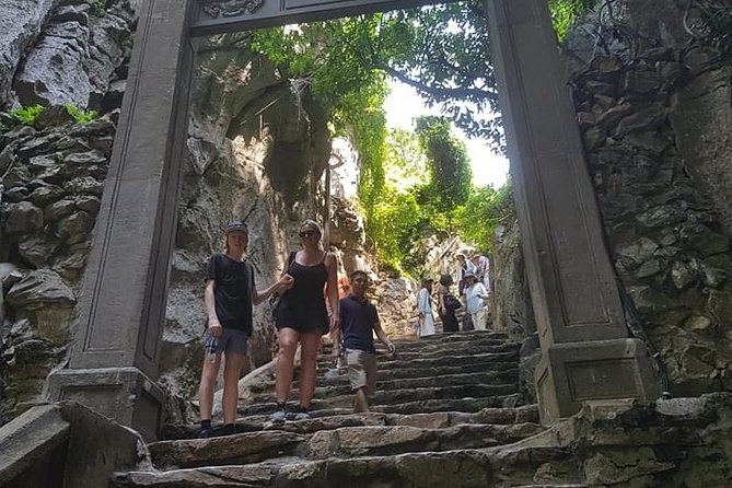 PRIVATE TOUR at Marble Mountains - Am Phu Cave & Monkey Mountain - The road to Son Tra Mountain