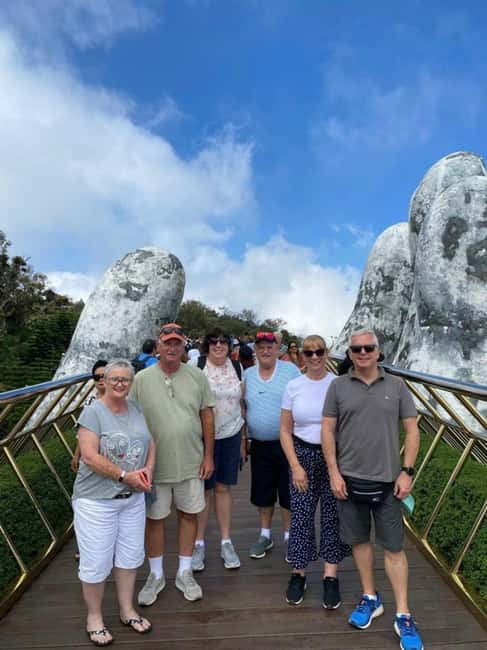 Private Tour Marble Mountain & Golden Bridge - BaNa Hills - French Village, shows, and the second cable car