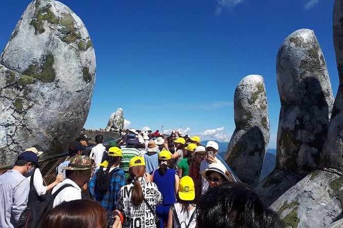 Round trip Transfer from Danang to Ba Na hills for Golden Bridge - Walking across the Golden Bridge at 1,414 meters