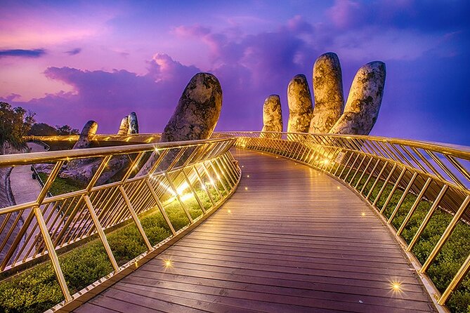 Sunrise My Son-Golden Bridge-Dragon Bridge Show & Seafood Meals - Ba Na Hills and the long ride to the Golden Bridge
