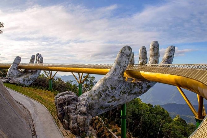 Sunset at Ba Na Hills and Golden Bridge Danang - SUMMER DISCOUNT! - The Golden Bridge at 1,400 meters