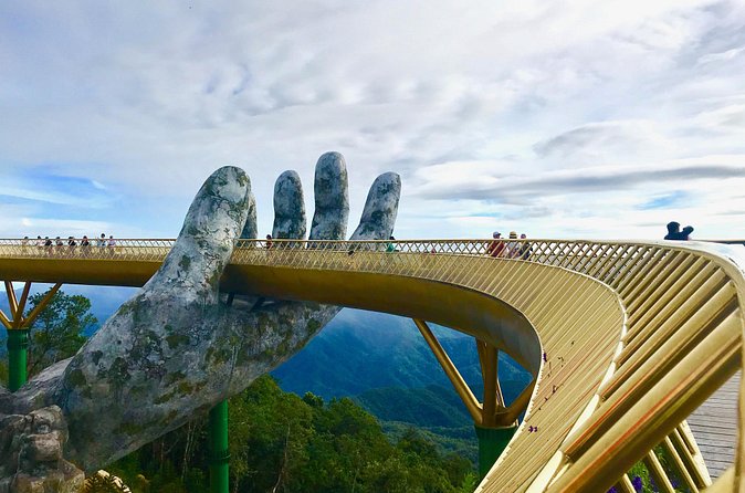 Sunset at Ba Na Hills and Golden Bridge Danang - SUMMER DISCOUNT! - French Village and the mountaintop setting