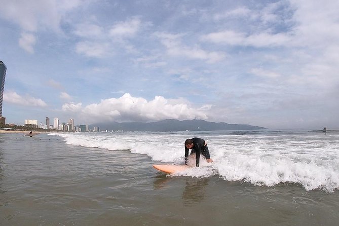 Surfboards rental on My Khe Beach - Soft tops, hard tops, and useful clothing