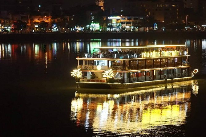 Tasty Dinner Han River Dragon Cruise by Yatch & Tradictional Show - Dinner with six listed items and local tea
